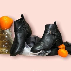 Cole Haan Heeled Leather Ankle Boots